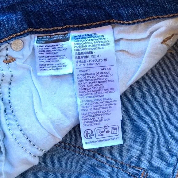 Levi’s Classic Straight Denim Jeans Size Waist 30 x Length 28 - Picture 12 of 14